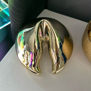 Massive Gold Fortune Cookie
